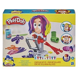 Play-Doh Crazy Cuts Stylist Set, Hair Salon Toy with Tools & 8 Tri-Color Cans, Back to School Classroom Supplies, Kids Arts & Crafts, Preschool Toys, Ages 3+