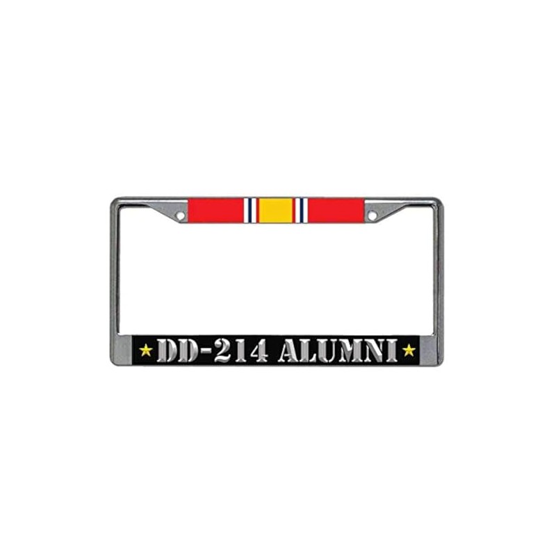 VetFriends.com US Veteran License Plate Frame with DD-214 Alumni and