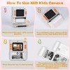 Kids Camera Instant Print, 1080P HD Dual-Lens Selfie Digital Camera