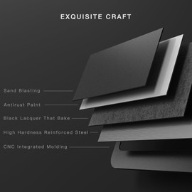 Black License Plate Frame (Black)