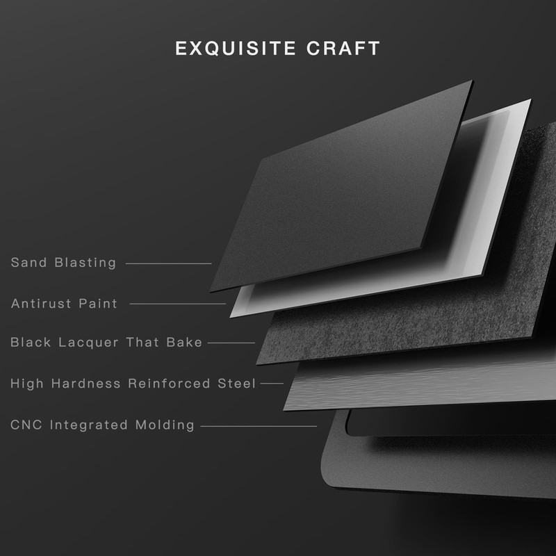 Black License Plate Frame (Black)