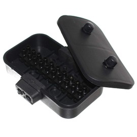 mb-m 900959 Trailer Cable Connector Distribution Box Plastic Black 10 Pin