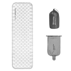 Naturehike [2024 New-R8.8/R3.2/R5.8] Air Mat, Ultra Lightweight, Thick, 4.7/2.7 inches (12/8/7 cm), Can be Used at -30/-20/-5 °C, Compact, Inflatable Pad, 20D Nylon, Waterproof, For Touring, Camping,