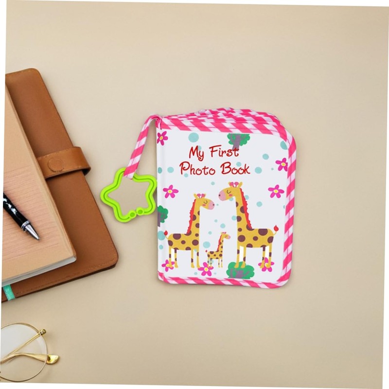 ORFOFE 2pcs Photo Album Soft Cloth Keepsake with for Newborns