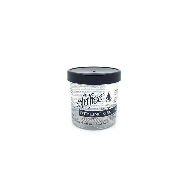 Sofn'free Protein Styling Gel, Non flaky formula for firm styling