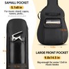 CAHAYA Guitar Bag Gig Bag Padded Backpack Oxford Cloth Water-Resistant