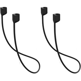 Generic Ultra Strong Magnetic Strap for Airpod Pro, Anti-Lost Sports Lanyard, Compatible with Airpods 3rd and 2nd Generation Pro 3 2 1 (2 pcs in Black)