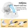 [9 Pack] Magnetic Cable Clips,Easy to Adjust Cables or Wires,Enhanced