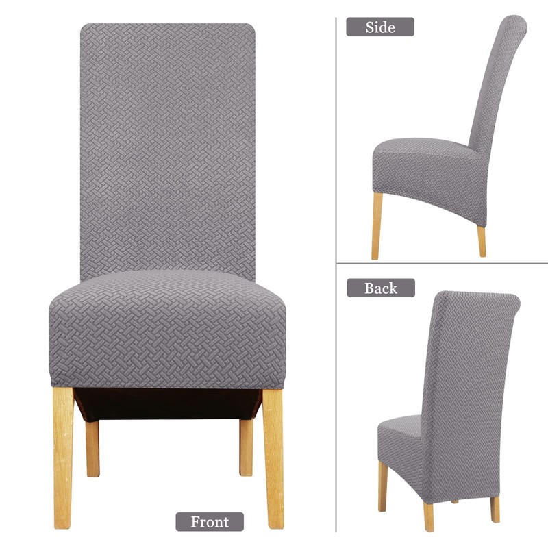 Oversize Dining Room Chair Covers Set of 2, XL Slipcover