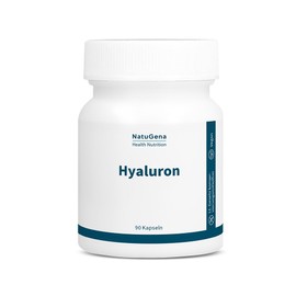 NatuGena Hyaluronic / 0.008 kDa HyaMax / plant origin / the most micromolecular particle size on the market / 90 capsules for 3 months