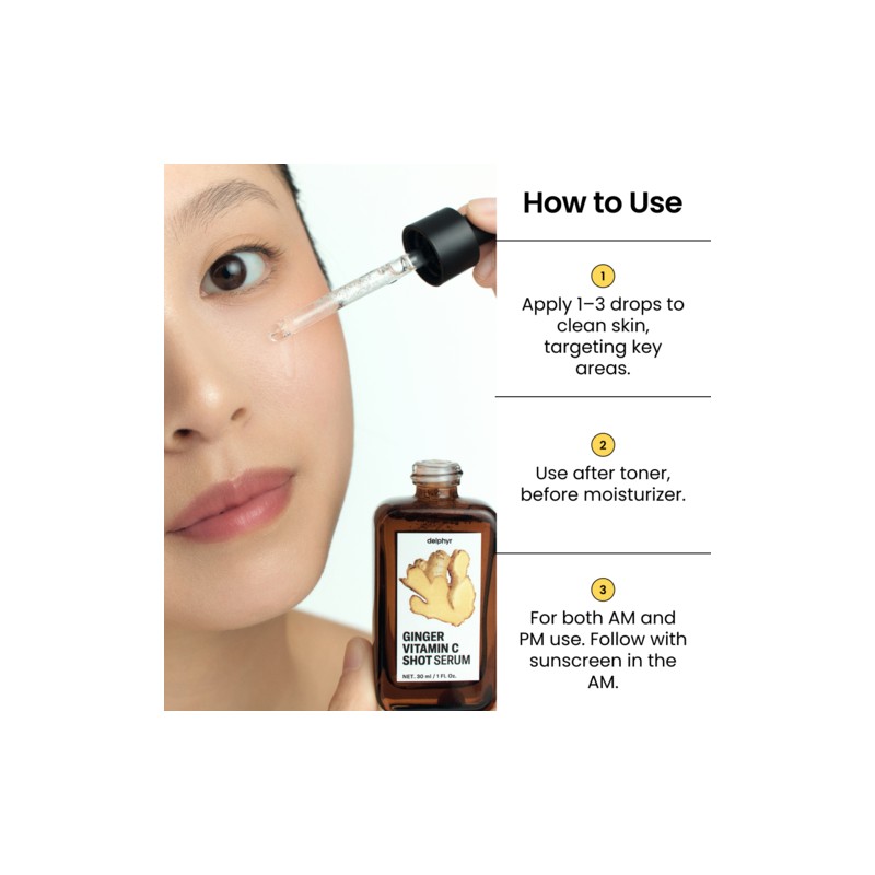 delphyr [delphyr]Ginger Vitamin C Shot Serum 30ml