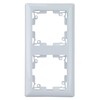 UNITEC Genoa Double Cover Frame (Pack of 1) Ultra White