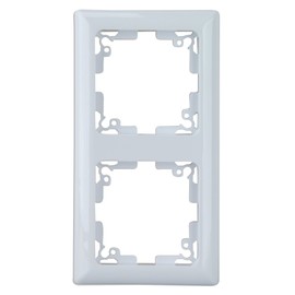 UNITEC Genoa Double Cover Frame (Pack of 1) Ultra White