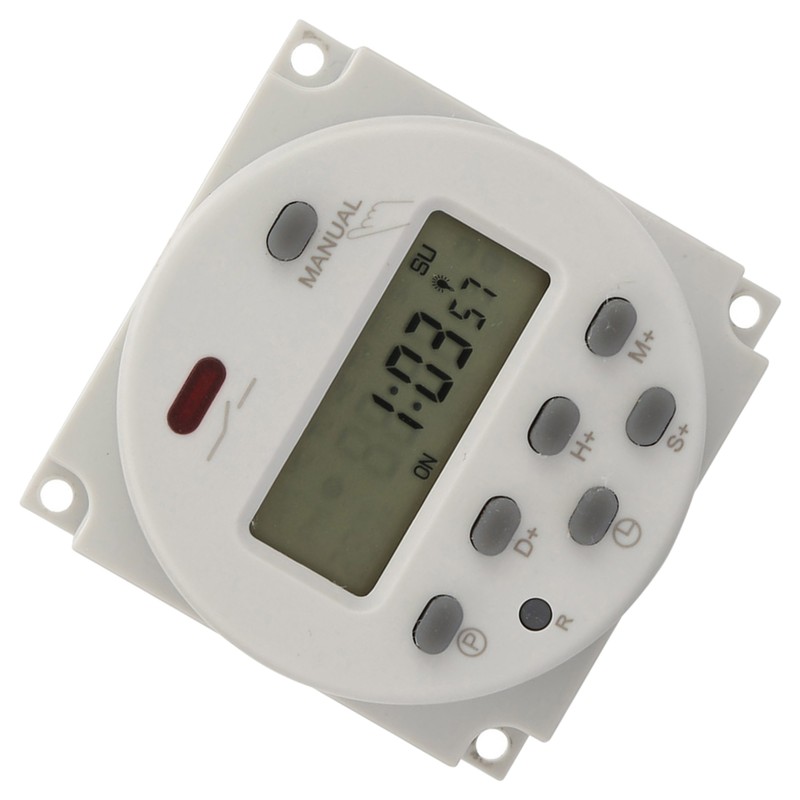 Small Type 7 Days Programmable Digital Displayed Timer Switch 1S~168h