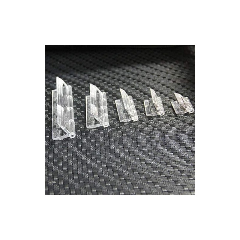 SUPERTOOL 10 Pack Door Hinge Clear Large Size 45x35mm Durable