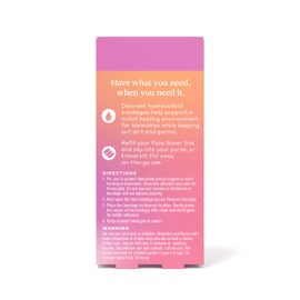 Welly Bandages - Face Saver, Hydrocolloid Acne Blemish Patch, Adhesive Small Spot Shape, Clear, Carton Value Pack - 60 ct