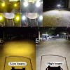 4pcs Faros Auxiliares Luces Led Para Motos Auto Doble Color