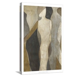 ART.COM Stretched Canvas Print Figure Overlay I by Megan Meagher, 16" x 24"