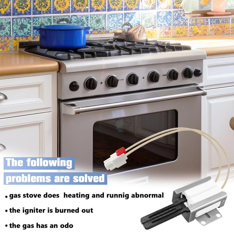[New Upgrade] MEE61841403 MEE61841401 Gas Range Oven Igniter, Fit for