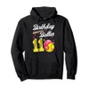 11th Softball Birthday Eleven Year Old Softball Player Pullover Hoodie