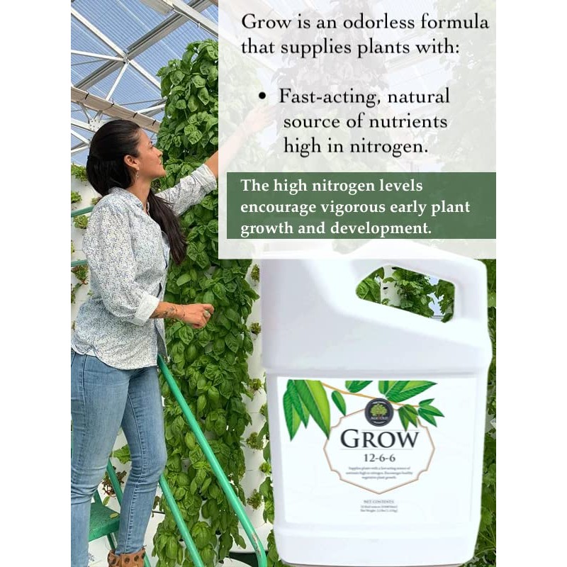 Age Old Grow Natural Based Liquid Fertilizer, 1-Gallon