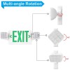 UL Listed Led 4 Packs Led Green Exit Sign with