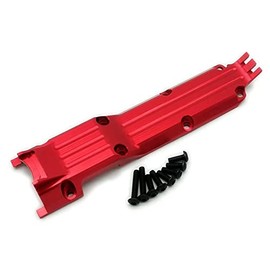 Aluminum Transmission Plate Center Skidplate Red for Traxxas 1/16 Mini E-Revo Slash 4WD Summit 7037