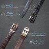 YOORAN Ratchet Belts for Men 2 Pack Adjustable Designer Belts