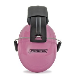 JORESTECH Safety Earmuffs Pink Adjustable Headband Noise Reduction for Construction Shooting Hunting Sports NRR 27dB SNR 31dB EM-502