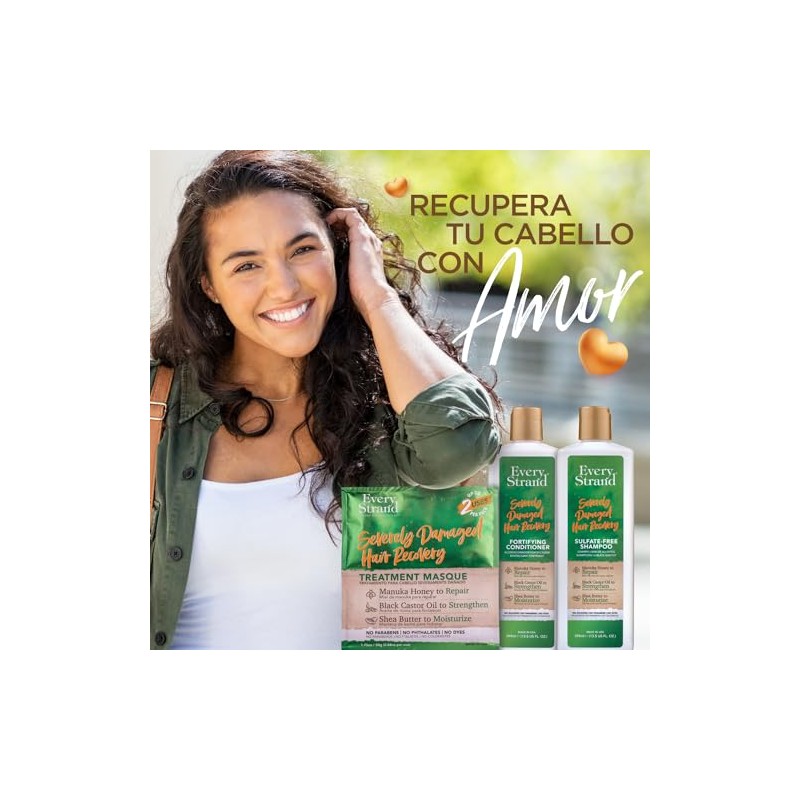 Every Strand Acondicionador Reparador para cabello muy dañado 399ml