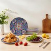 Romatlink 8.5 Inch Ceramic Dinner Plates Set of 6, Bohemian