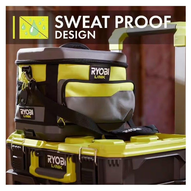RYOBI Link Soft Cooler with Bottle Opener Beverage Soda Beer