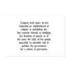 CafePress First Amendment Postcards (Package of 8), 6"x4" Printed Note