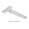 Stainless Steel TShape Door Hinges Heavy Duty Metal Hinges Replacement