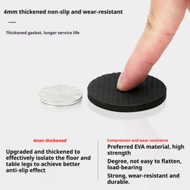 Furniture Pads - Non-Slip Furniture Sliders 90PCS Quiet Round Self-Adhesive Floor Protectors for Chair Legs & Table Feet, Fits Hardwood & Tile Floors, Office Chairs, Dining Tables