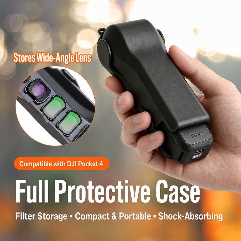 uconsmimo Hard Shell Case Compatible with DJI Osmo Pocket 4