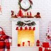 LOKIPA 10M Silver Christmas Chunky Tinsel Garland with Star for