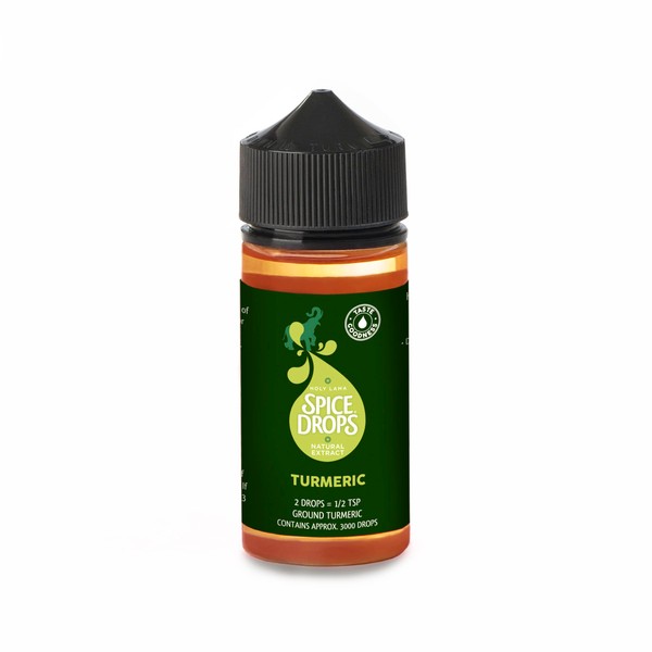 Holy Lama Spice Drops Turmeric Extract - Natural Cooking Ingredient.