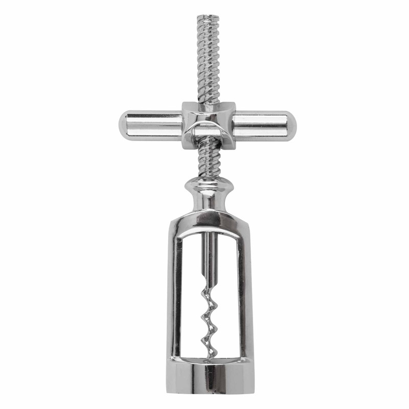 JATA HOGAR HVIN2302 Double Thread Wine Corkscrew, Continuous Spiral, Easy