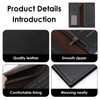 Men Leather Wallet, RFID Blocking Fold Mens Cardholder Wallet Slim