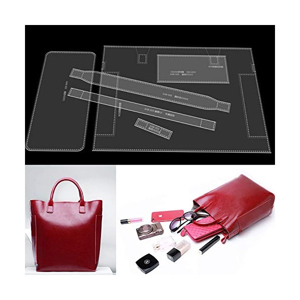 BAENRCY AAB-553 Handbag Template: Acrylic Leather Pattern for Tote Bags