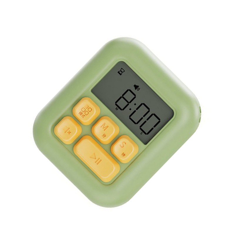 Digital Kitchen Timer Cute Precise Magnetic Easy Operation Clear Alarm