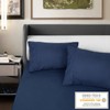 Lirex Pillow Cases (2 Pack), 1800 Thread Count Embroidered Queen