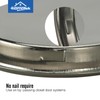 HOMOTEK 12 Pack Closet Door Finger Pull 2-1/8”, Easy Snap