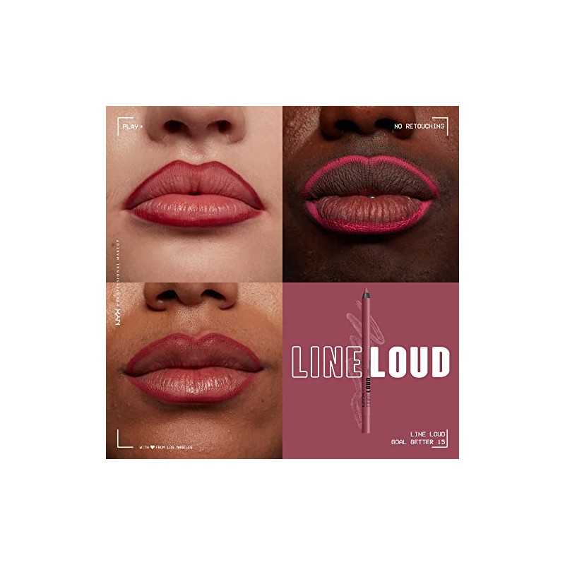 NYX PROFESSIONAL MAKEUP Line Loud Lip Liner, Longwear and Pigmented