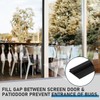 Pushglossy 28 ft Vinyl Sliding Screen Door Bug Seal Strip