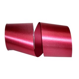 Reliant Ribbon Satin Supreme Ribbon, 4 Inch X 50 Yards, Burgundy