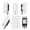Wengart (BAK012C) Dimmer Switch for LED/CFL Lights, Single Pole or