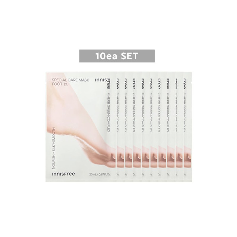innisfree [10ea SET] INNISFREE Special Care Mask-Foot