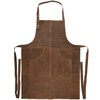 Esschert Design USA FF411 Buffalo Leather BBQ Apron, Brown